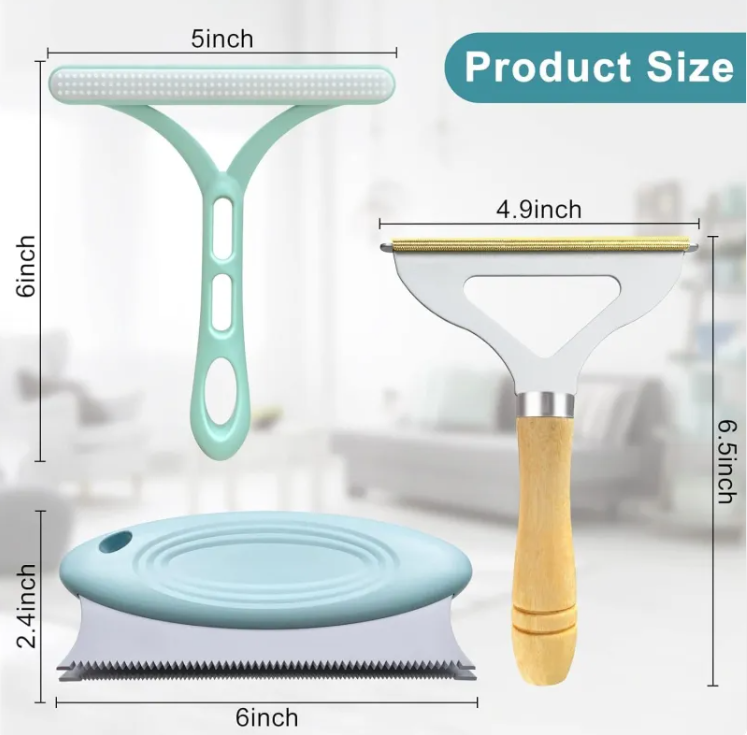 3-Pack Premium Pet Hair Remover